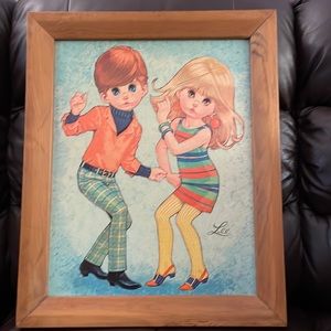 Vintage 60’s Lee mod go go dancer picture.